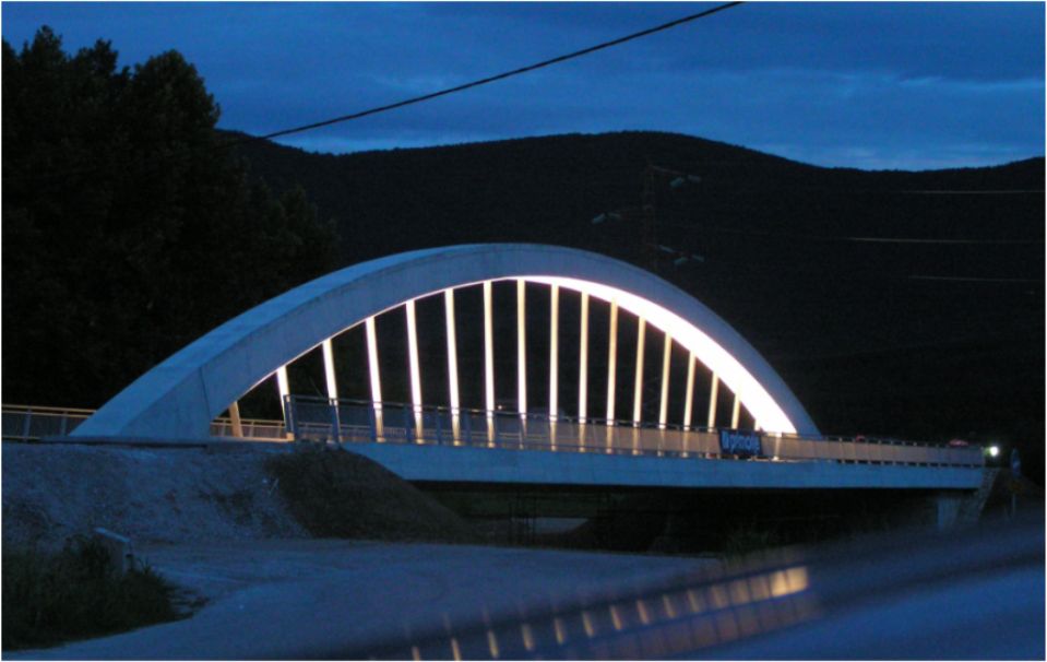 Novi most ponoči